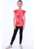 Coral dragonfly girls\' T-shirt NDZ8315 - Online store - Boutique